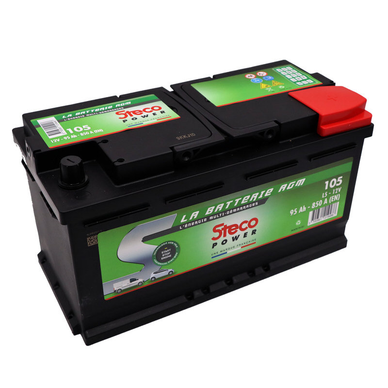 Batterie 95Ah 850A 315X175X190 Dx - Réf. A-67420